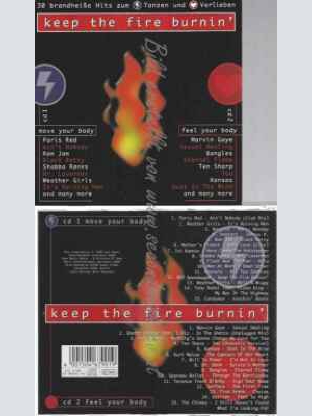 CD--VARIOUS--KEEP THE FIRE BURNING