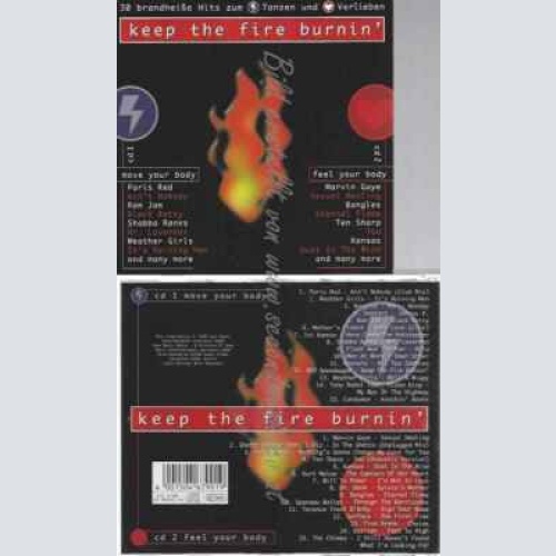 CD--VARIOUS--KEEP THE FIRE BURNING
