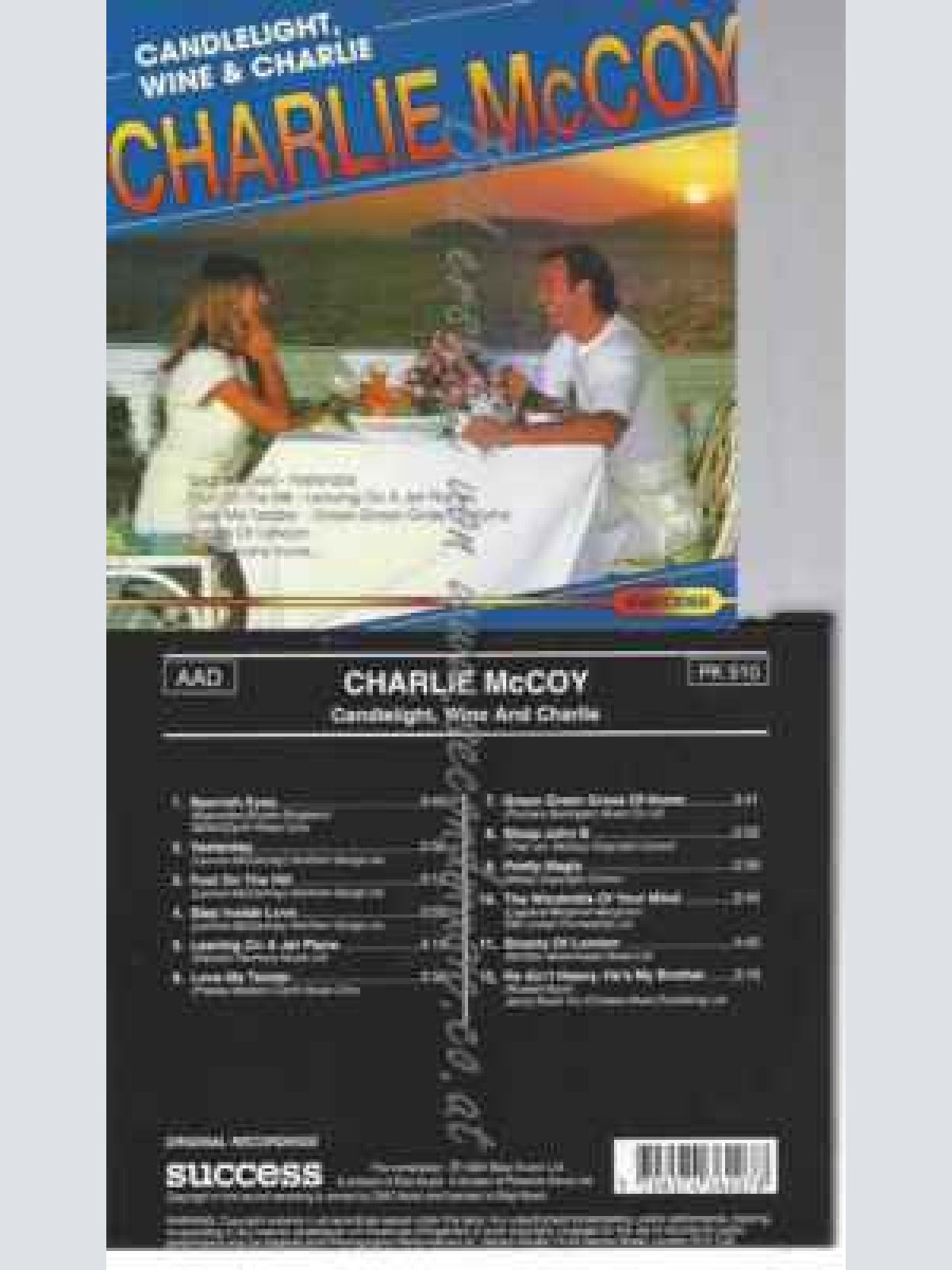 CD--CHARLIE MCCOY--CANDLELIGHT,WINE &