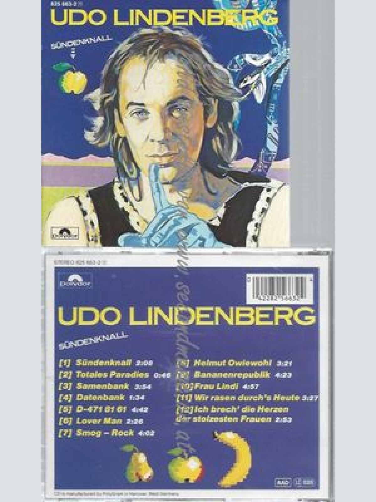 CD--UDO LINDENBERG--SÜNDENKNALL
