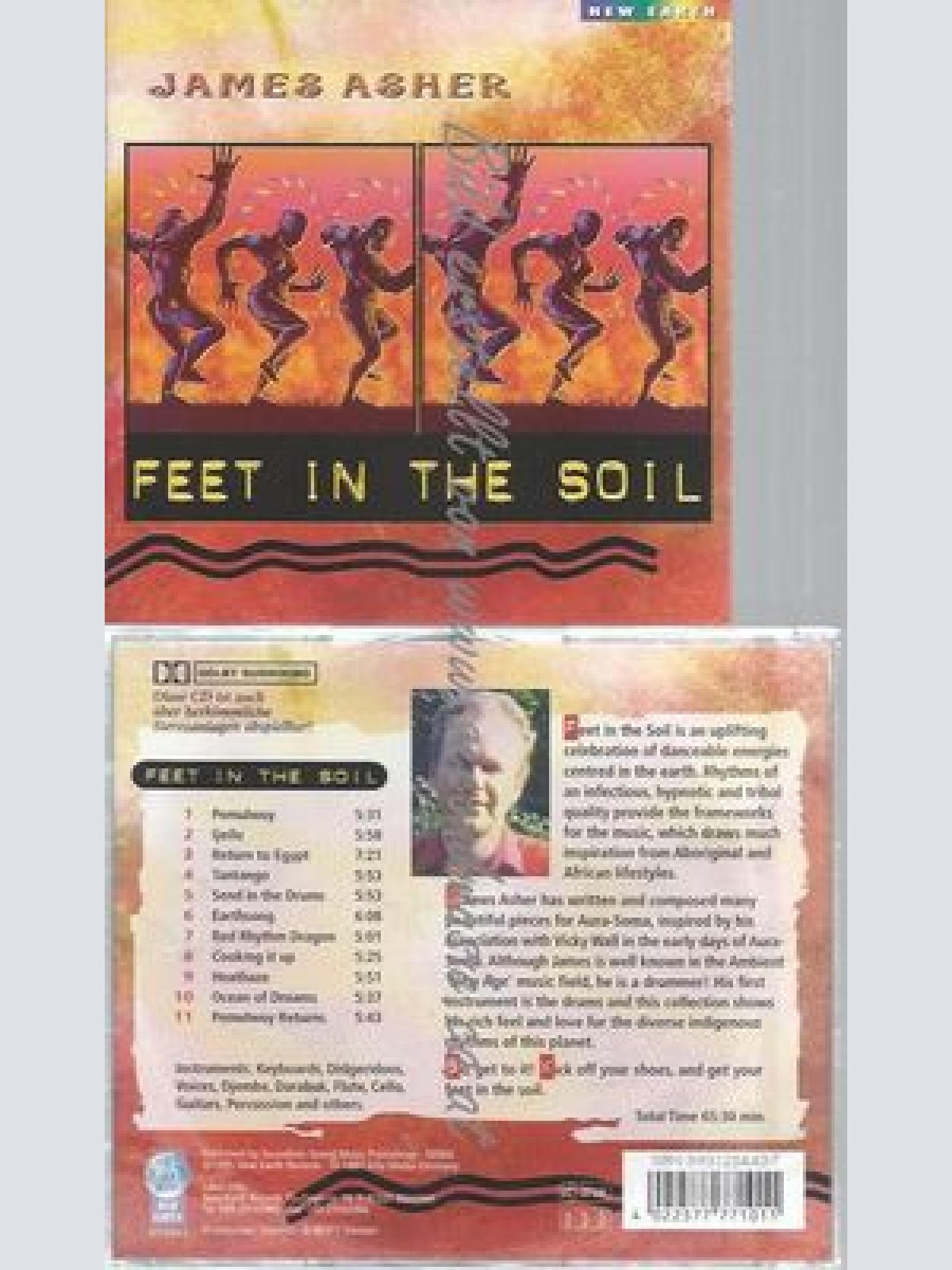CD--JAMES ASHER--FEET IN THE SOIL
