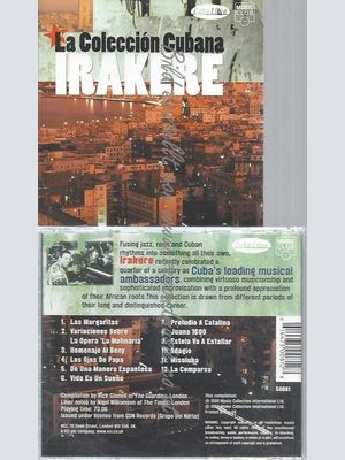 CD--IRAKERE--LA COLECCION CUBANA |