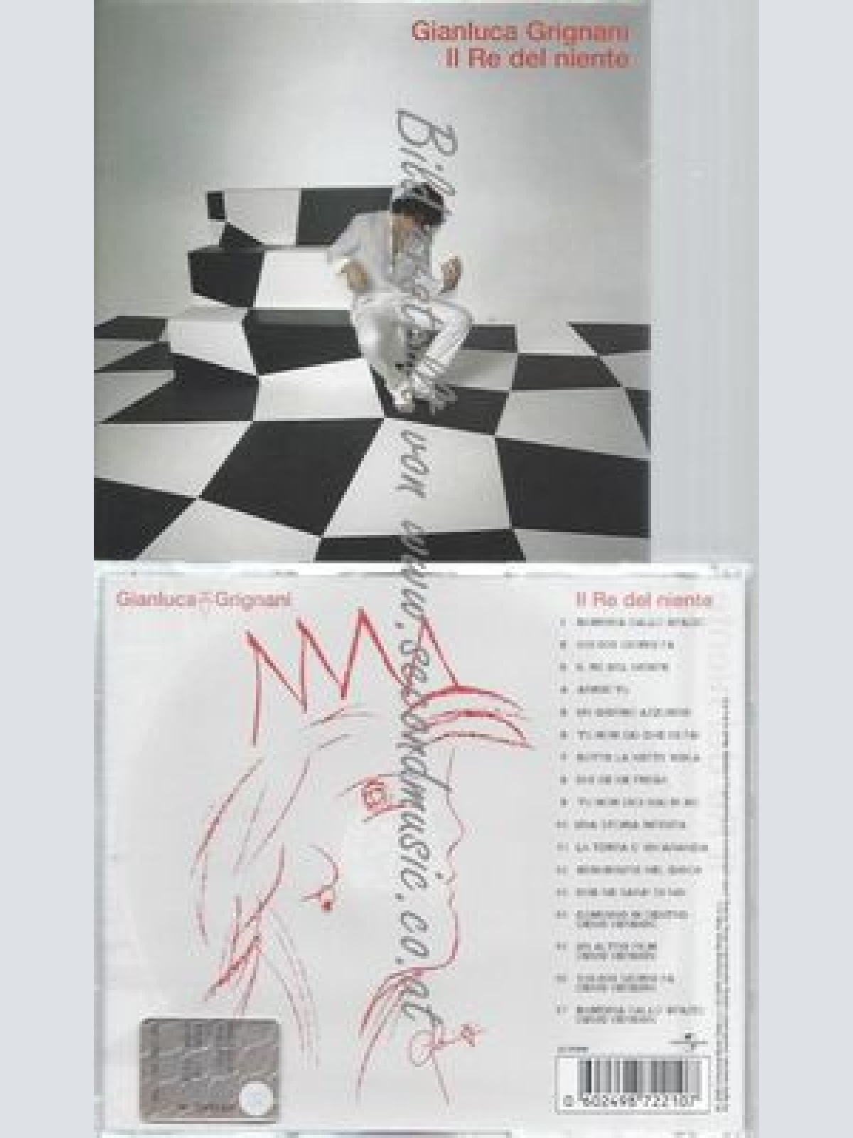 CD--GIANLUCA GRIGNANI--IL RE DEL NIENTE -NEW SANREMO VERSION -