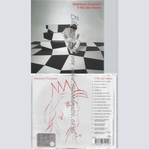 CD--GIANLUCA GRIGNANI--IL RE DEL NIENTE -NEW SANREMO VERSION -