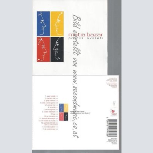 CD--MATIA BAZAR--PROFILI SVELATI [SANREMO] |