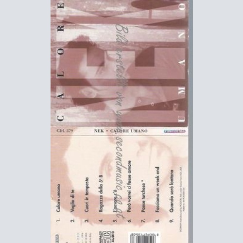 CD--NEK -- CALORE UMANO