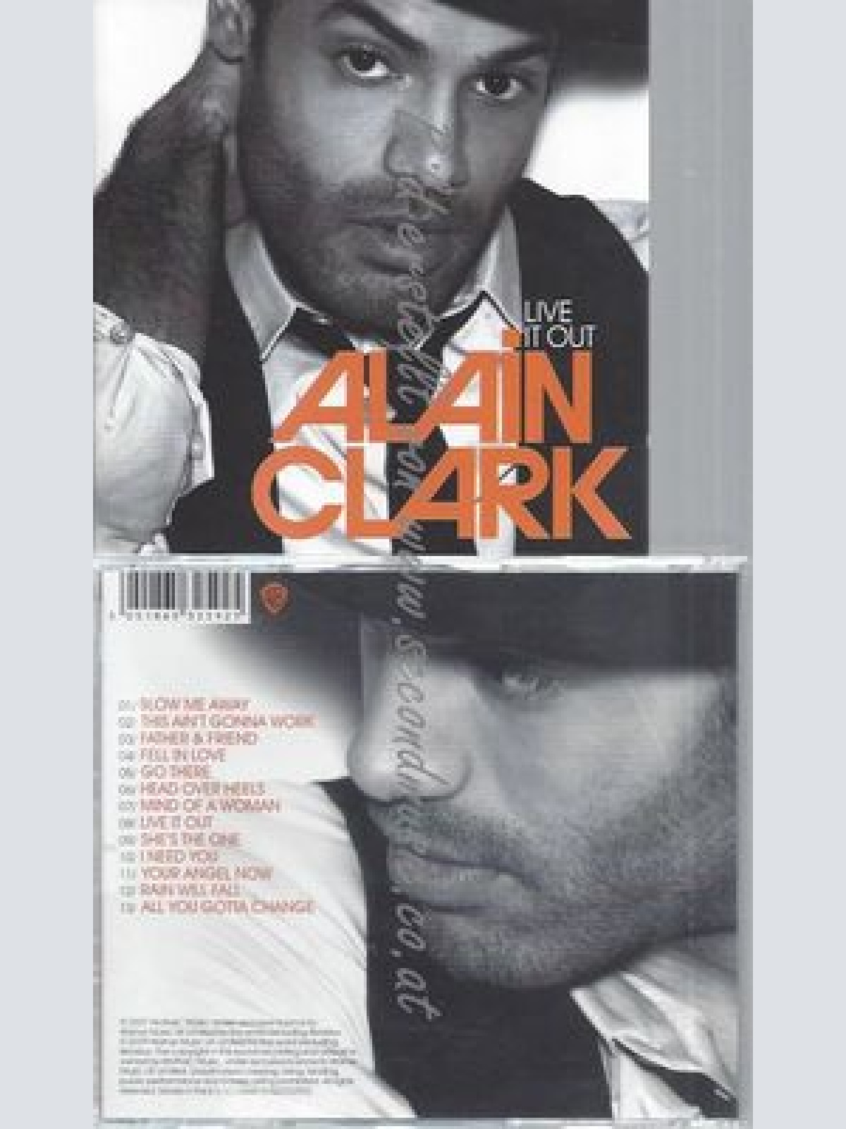 CD--ALAIN CLARK--LIVE IT OUT -
