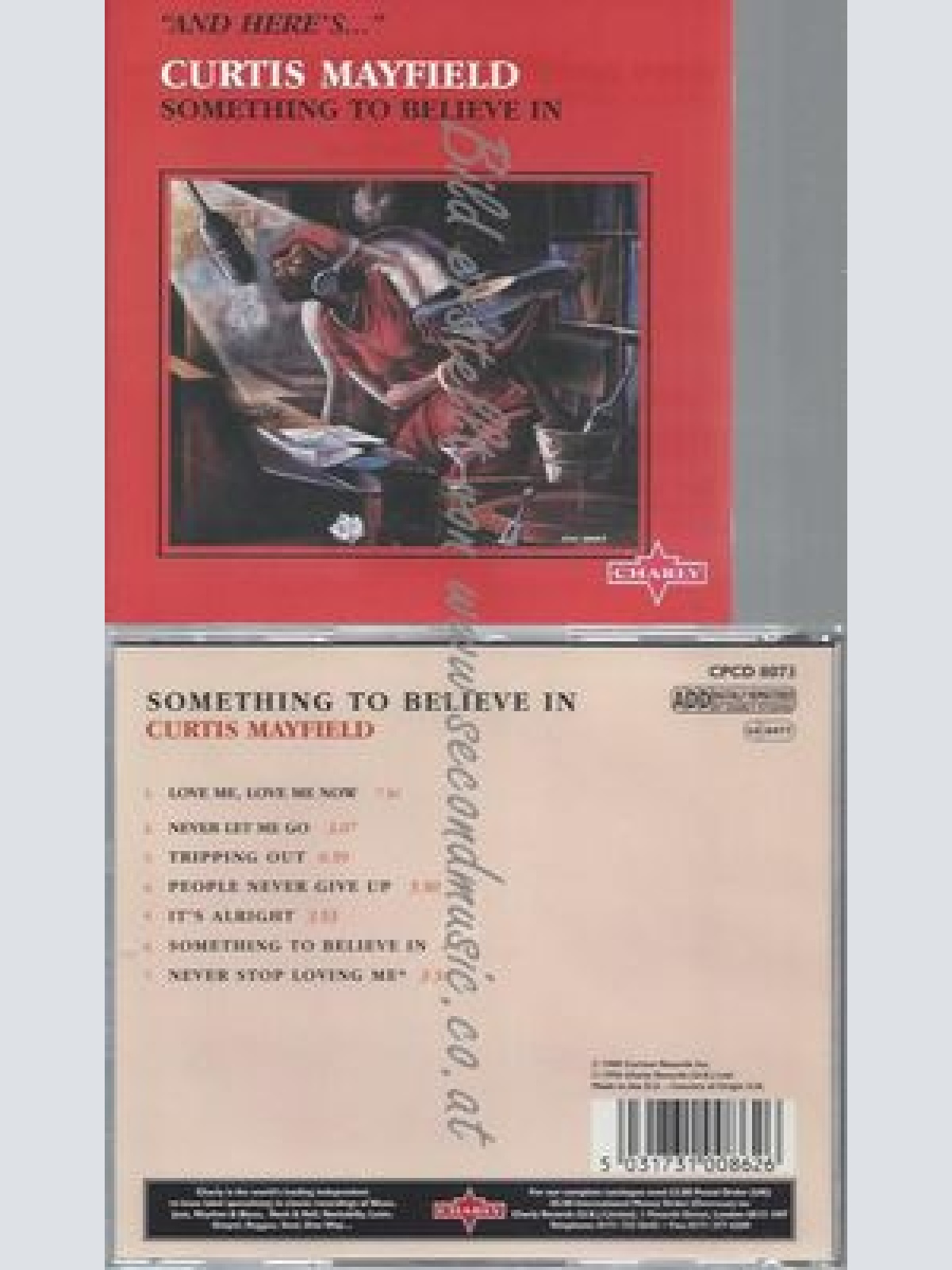 CD--CURTIS MAYFIELD--SOMETHING TO BELIEVE IN