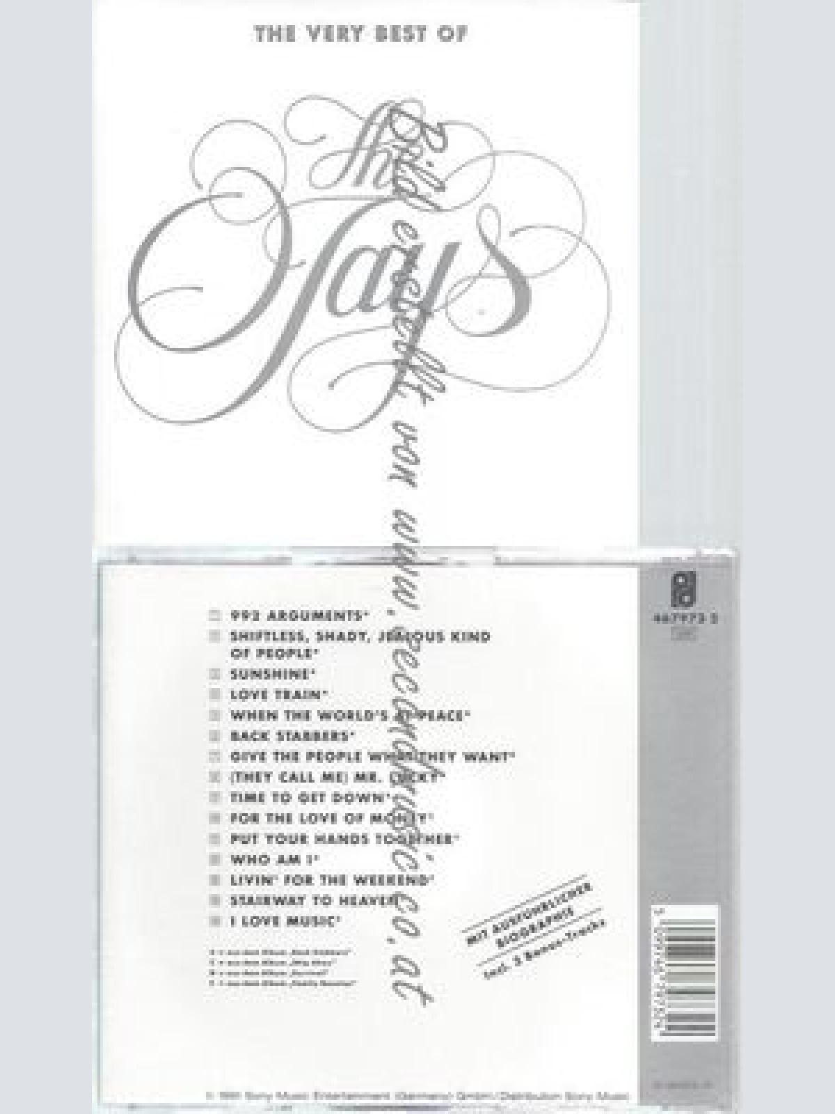 CD--O'JAYS--VERY BEST OF - TRACKS-