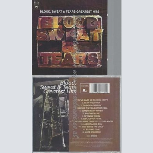 CD--BLOOD SWEAT & TEARS--GREATEST HITS