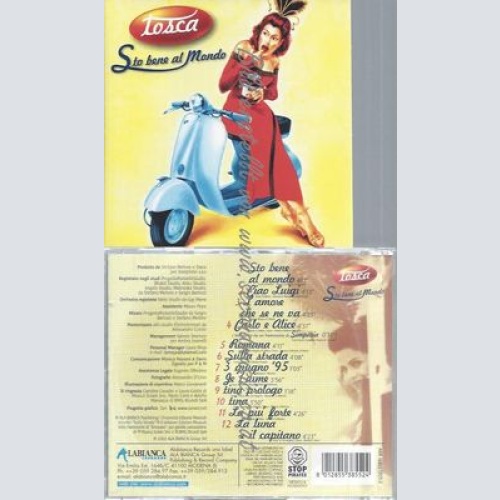 CD--TOSCA--STO BENE AL MONDO |