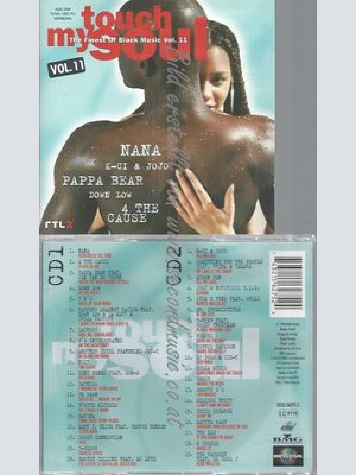 CD---TOUCH MY SOUL - THE FINEST OF BLACK MUSIC VOL.11  | DOPPEL-CD