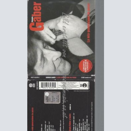 CD--GIORGIO GABER--LA MIA GENERAZIONE [SPECIAL] |