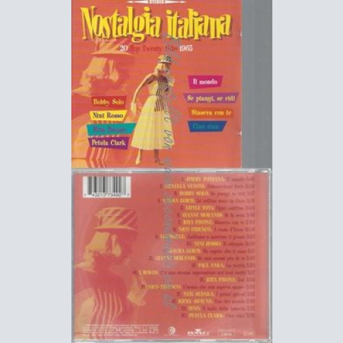 CD--VARIOUS--NOSTALGIA ITALIANA - 1965