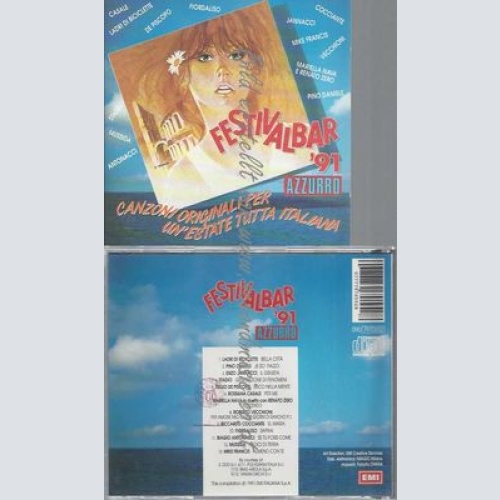 CD--ARTISTS VARIOUS--FESTIVALBAR  AZZURRO 91