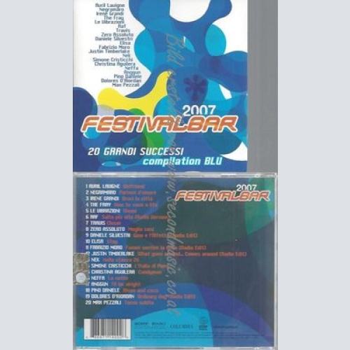 CD--FESTIVALBAR BLU --FESTIVALBAR BLU 2007