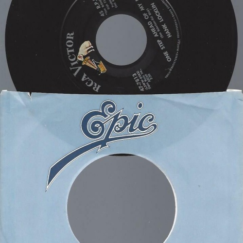 7"   Hank Locklin  One Step Ahead Of My Past