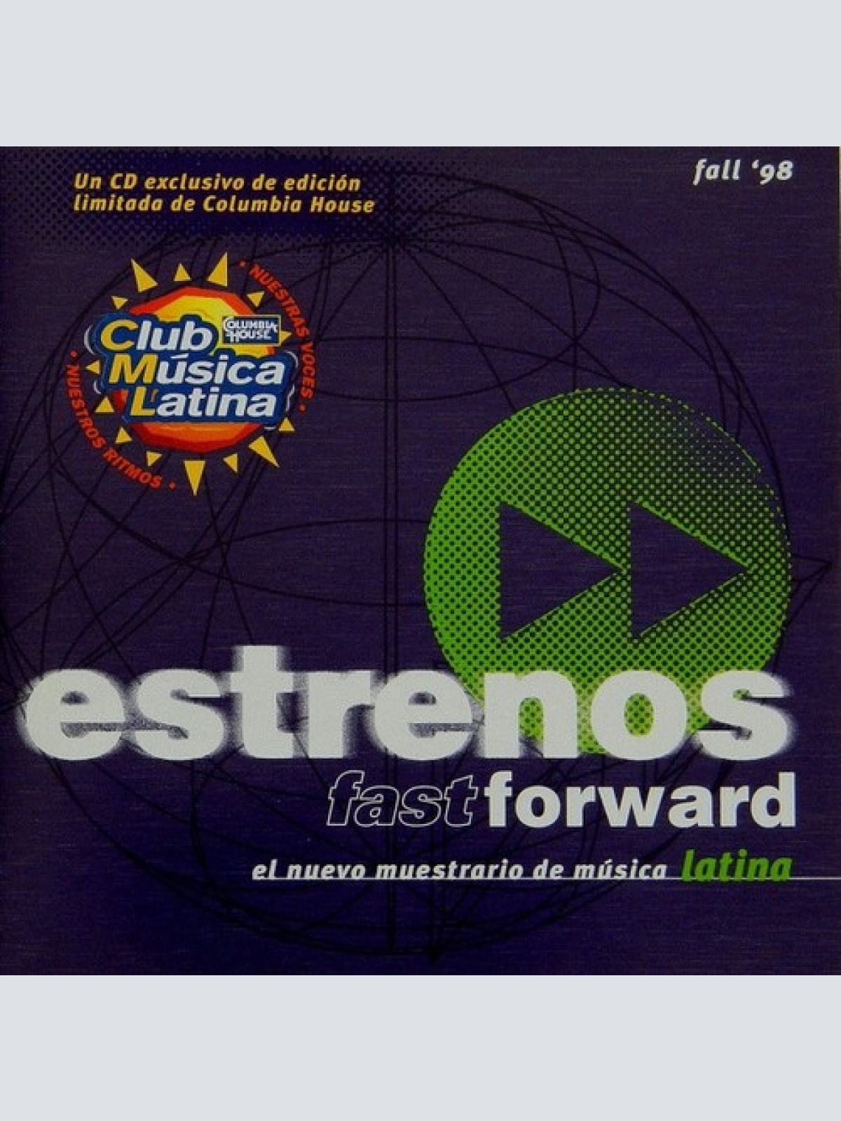 CD, Club, Ltd, Promo, Smplr Various - Fast Forward Estrenos Fall '98