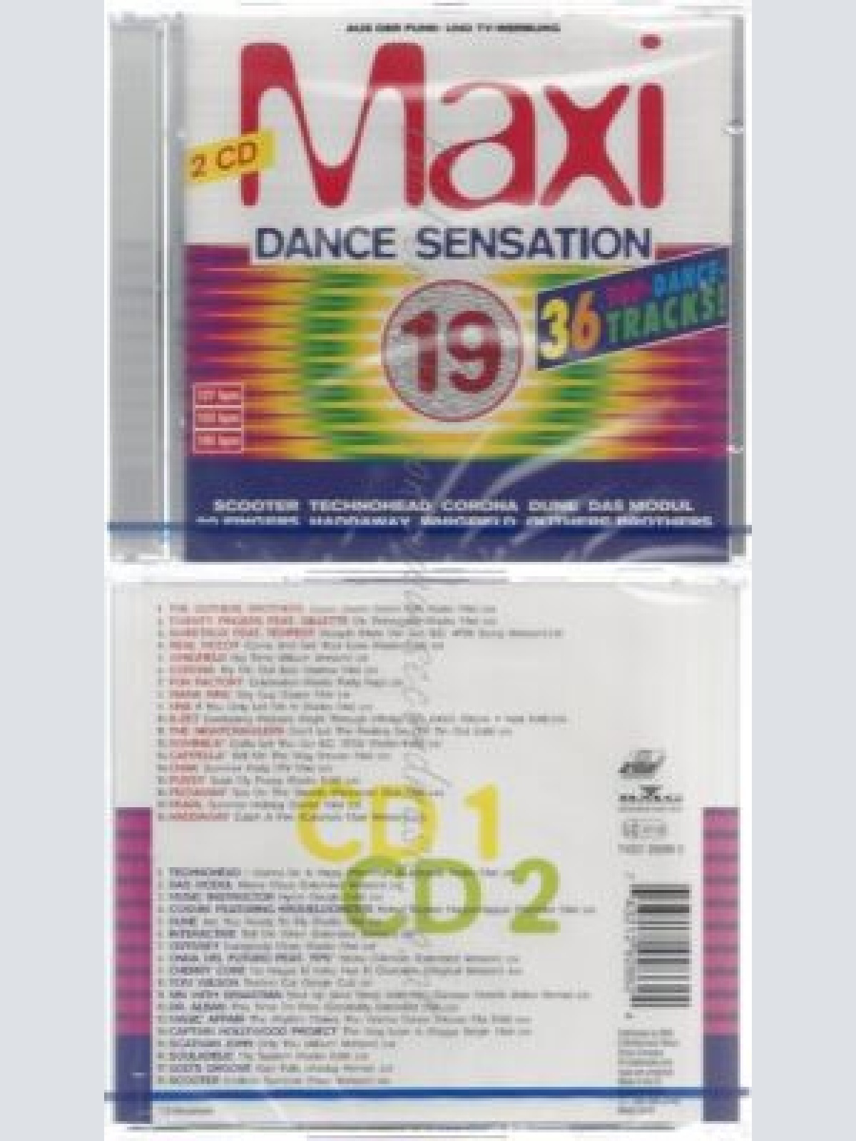 CD--NM-SEALED-OUTHERE BROTHERS, 20 FINGERS, CAPPELLA UND PUSSY -- MAXI DANCE SE