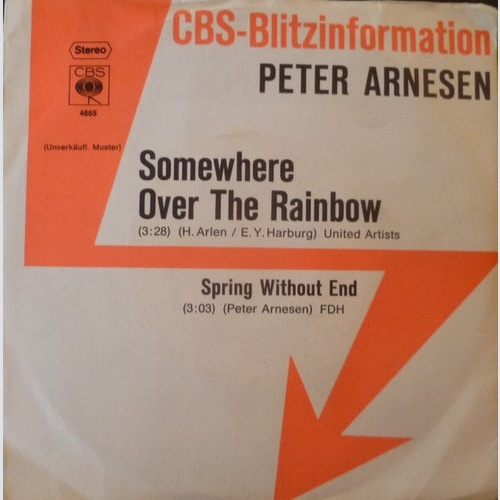 7", Promo Peter Arnesen - Somewhere Over The Rainbow