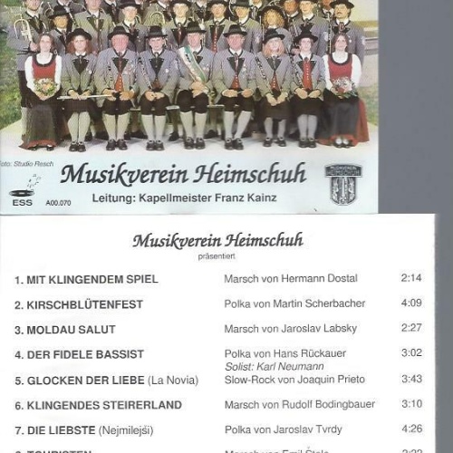 CD-- MUSIKVEREIN HEIMSCHUH // MIT KLINGENDEM SPIEL FRANZ KAINZ