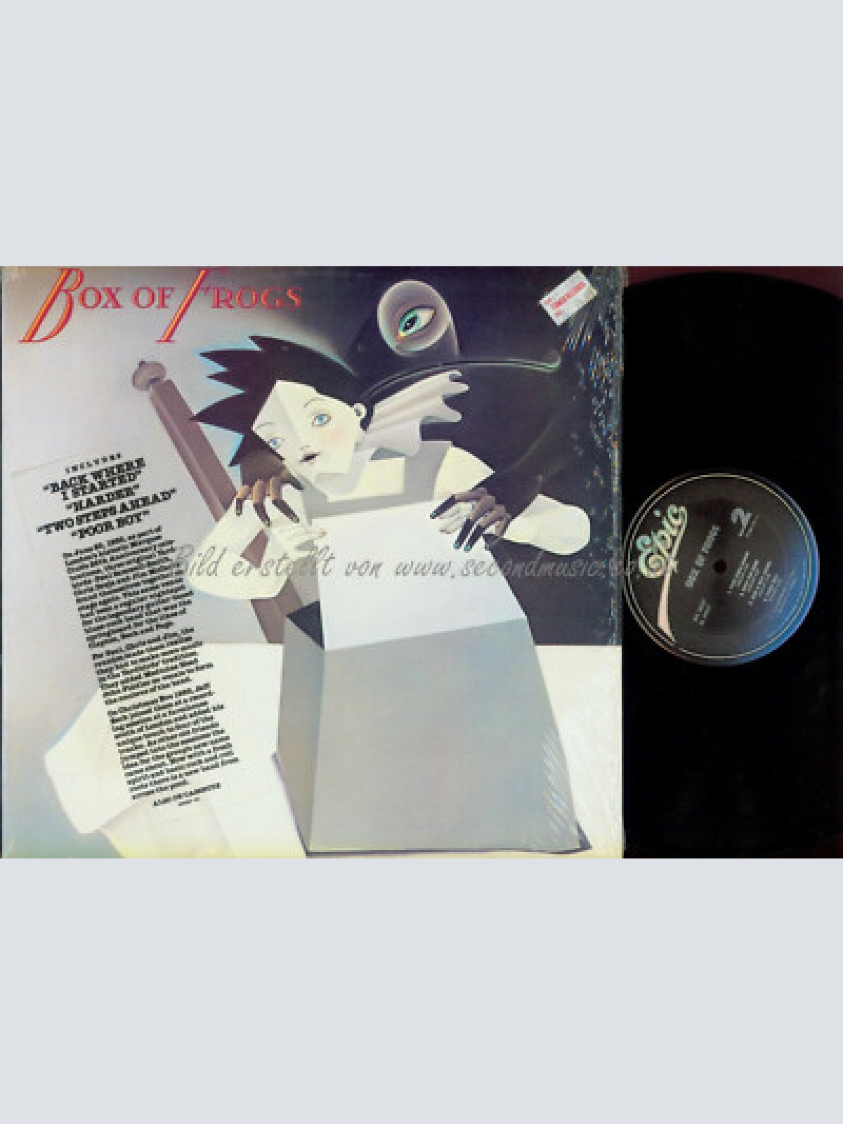 LP--  Box Of Frogs  Box Of Frogs // 1984 / EPIC BFE39327