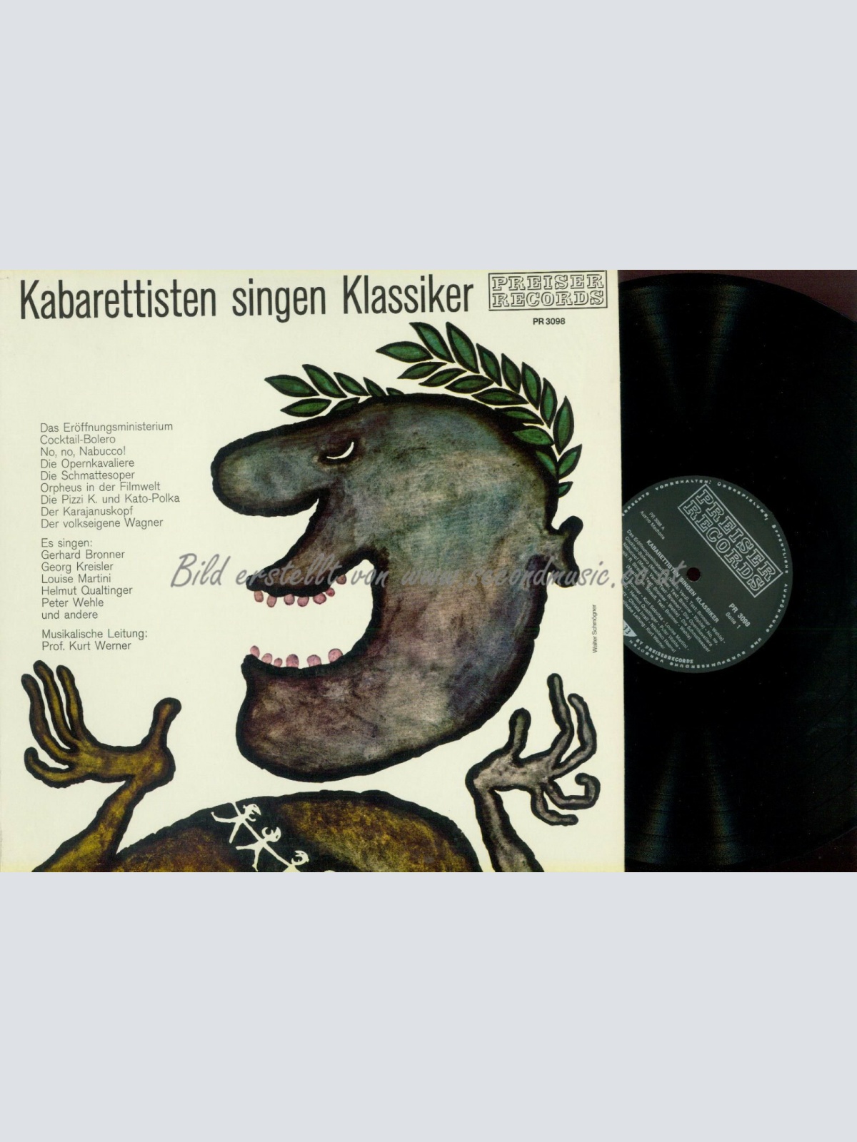 LP-  Kabarettisten Singen Klassiker / QUALTINGER BRONNER