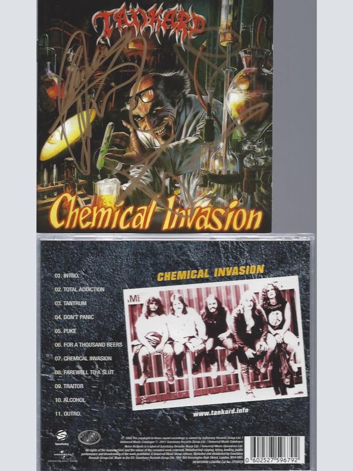 CD--TANKARD CHEMICAL INVASION   / MIT AUTOGRAMM