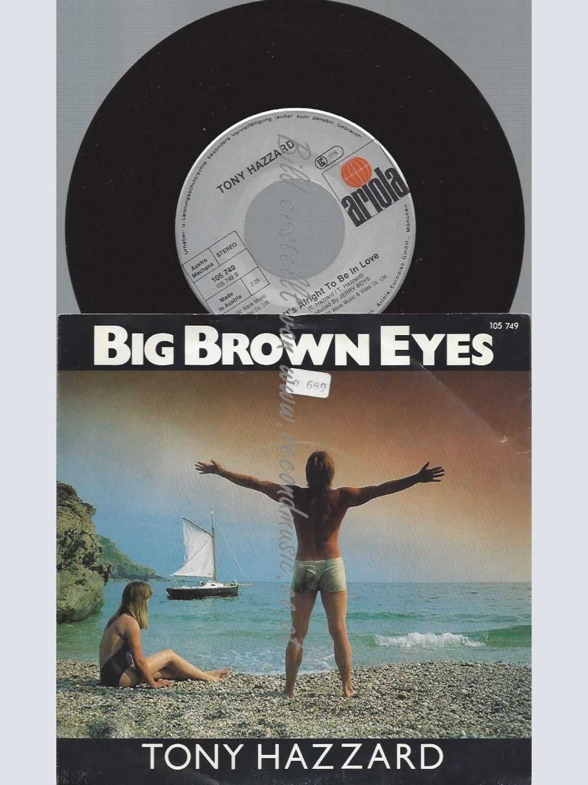 7"   Tony Hazzard – Big Brown Eyes