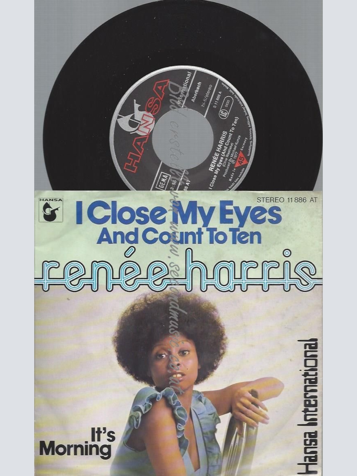 7"  Renée Harris – I Close My Eyes
