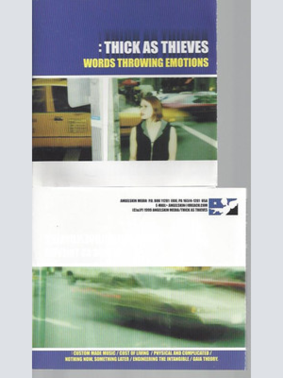 CD- THICK AS THIEVES--WORDS THROWING EMOTIONS