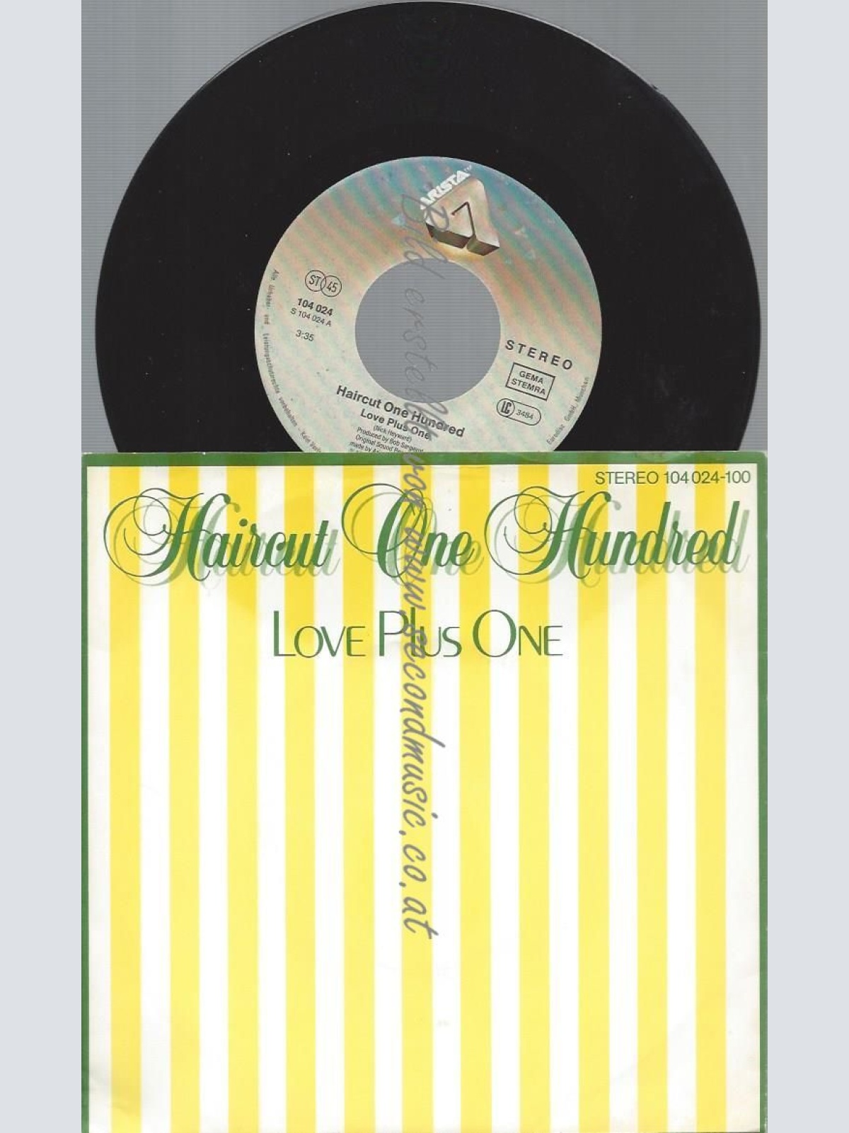 7"  Haircut One Hundred  Love Plus One