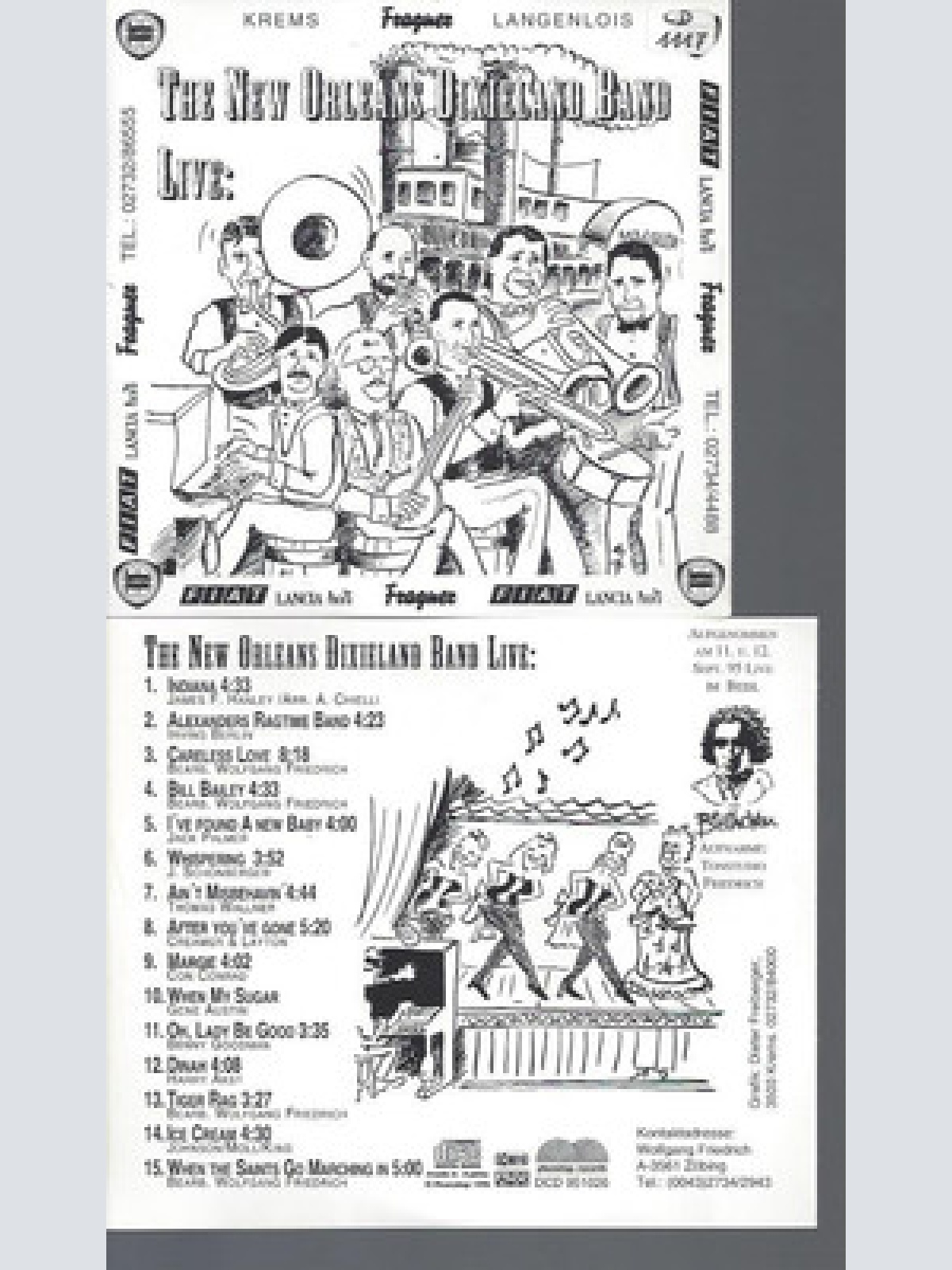 CD--THE NEW ORLEANS DIXIELAND BAND LIVE