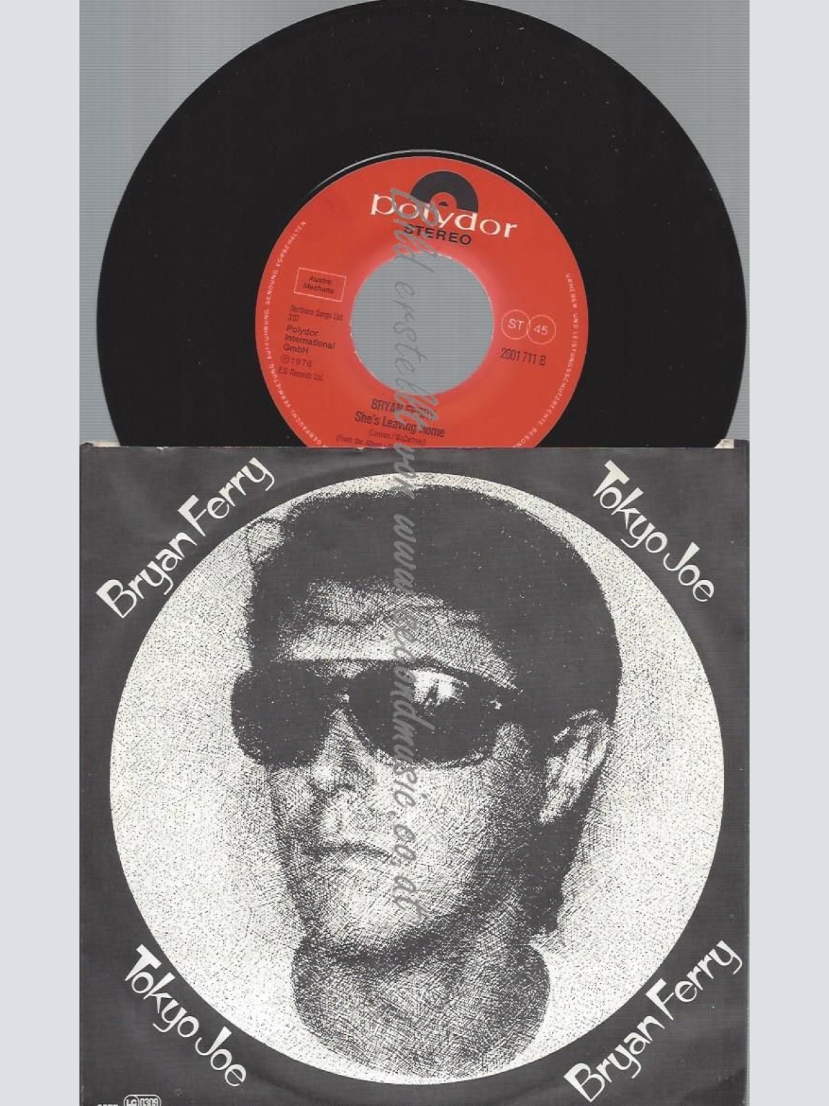 7"  Bryan Ferry  Tokyo Joe  // AUSTRO MECHANA