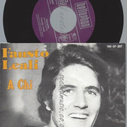 7"  Fausto Leali  A Chi