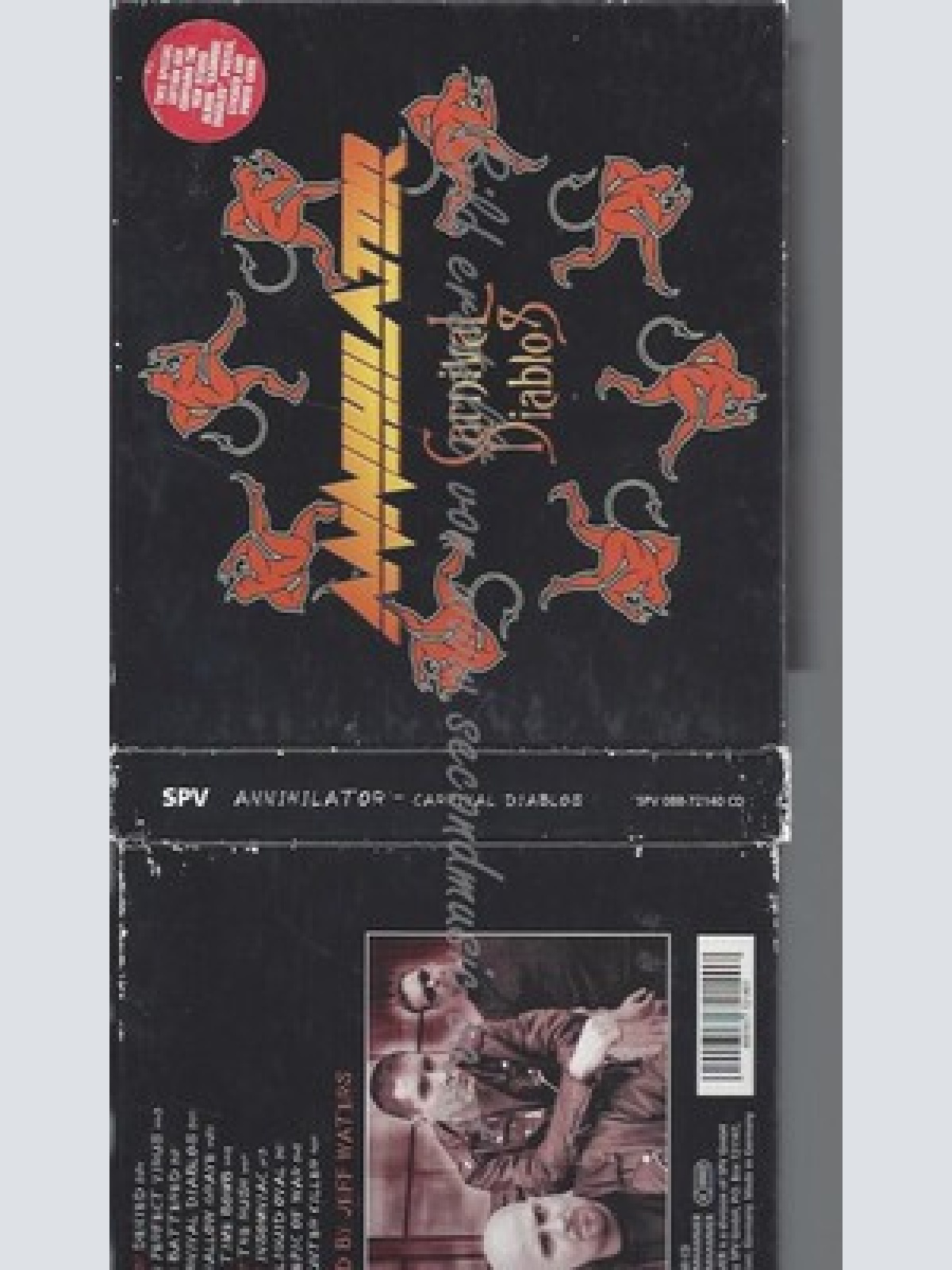 CD--ANNIHILATOR--CARNIVAL DIABLOS -LIMITED EDITION-POSTER STICKER--PHOTOCARD