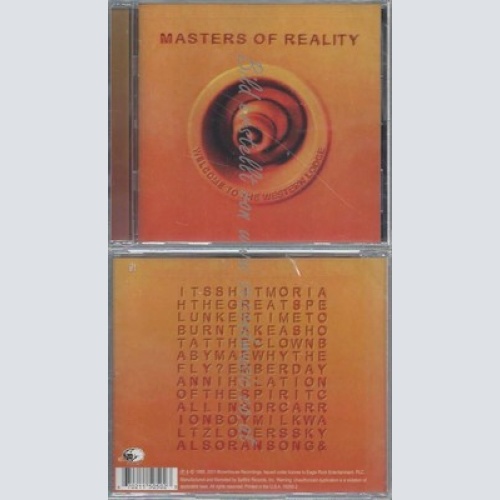 CD--MASTERS OF REALITY--WELCOME TO THE WESTERN LODGE | IMPORT