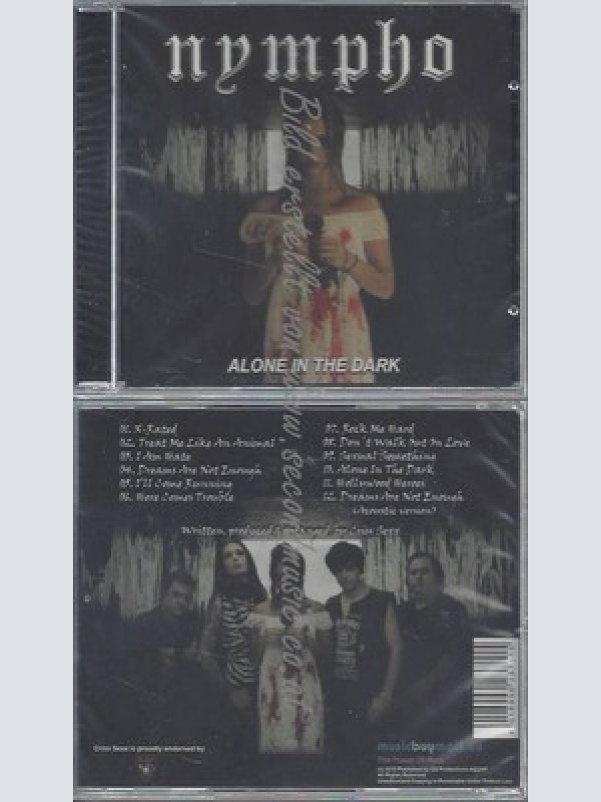 CD--NYMPHO--ALONE IN THE DARK