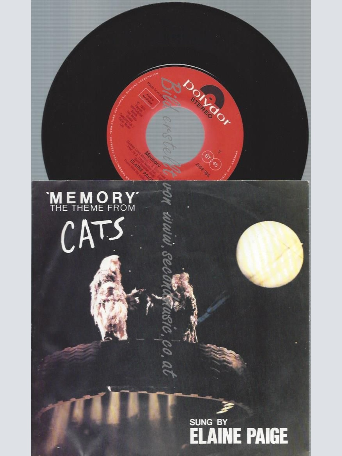 7"   Elaine Paige – Memory  //CATS