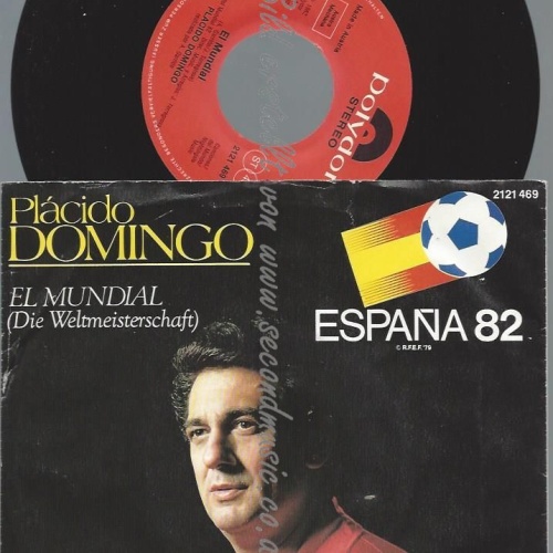 7"  Plácido Domingo  El Mundial  //AT