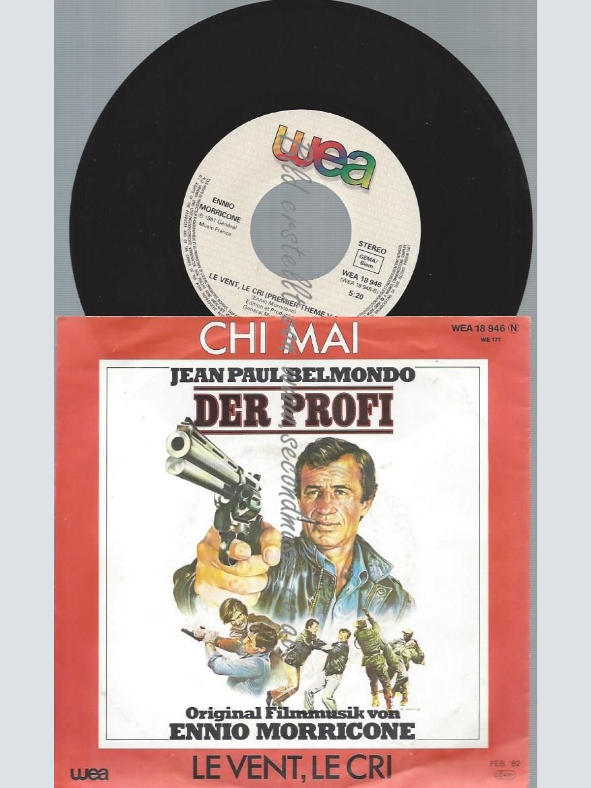 7"   Ennio Morricone  Der Profi