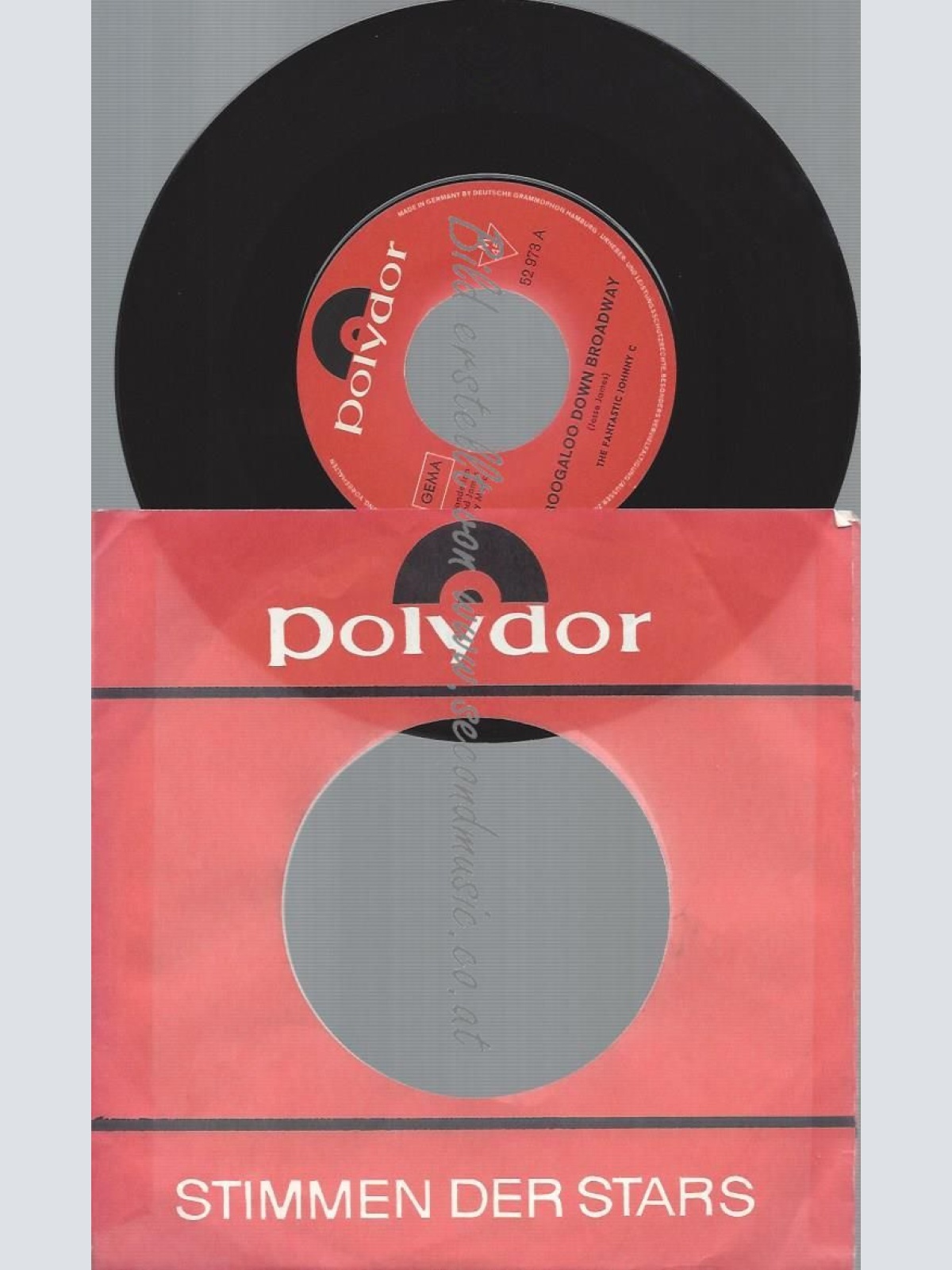 7"  The Fantastic Johnny C – Boogaloo Down Broadway