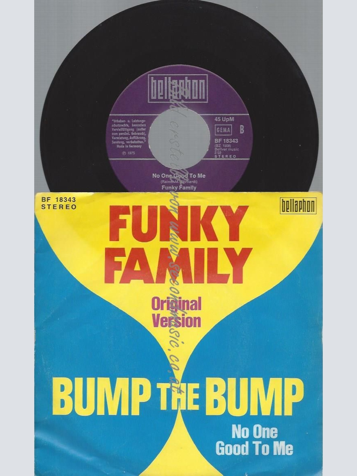 7"  Funky Family  – Bump The Bump