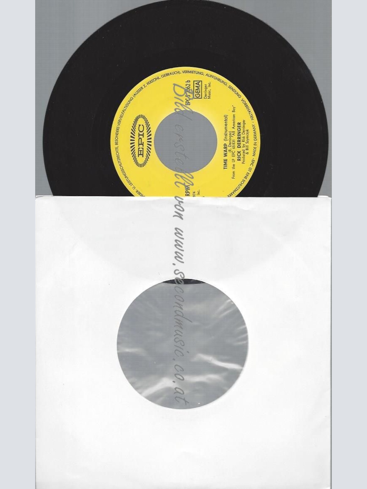 7"  Rick Derringer  Rock And Roll, Hoochie Koo