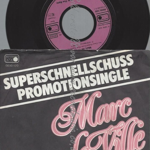 7"  Marc De Ville  Walking Alone In The Rain //PROMO