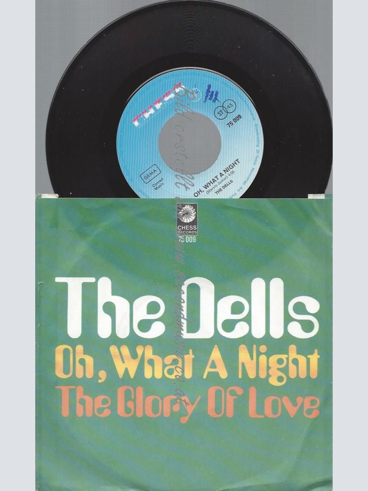 7"   The Dells  Oh What A Night