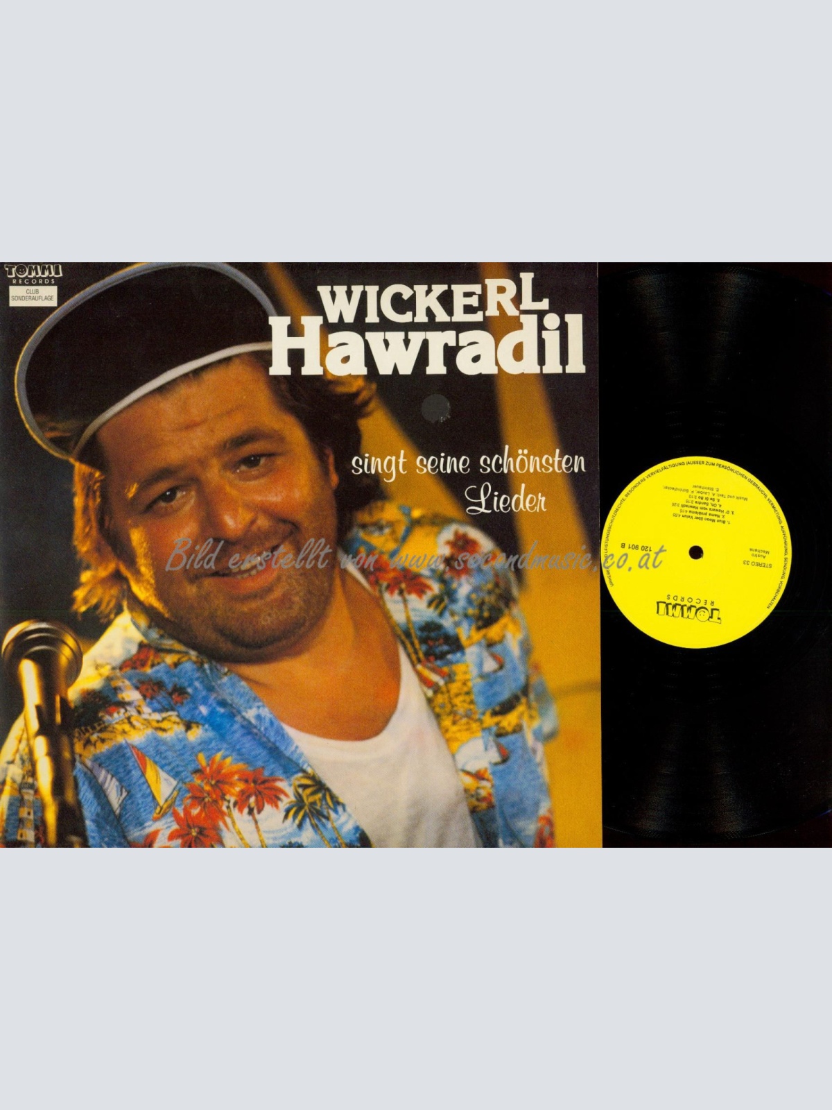 LP--WICKERL HAWRADIL SINGT SEINE SCHÖNSTEN LIEDER // CLUB AUFLAGE