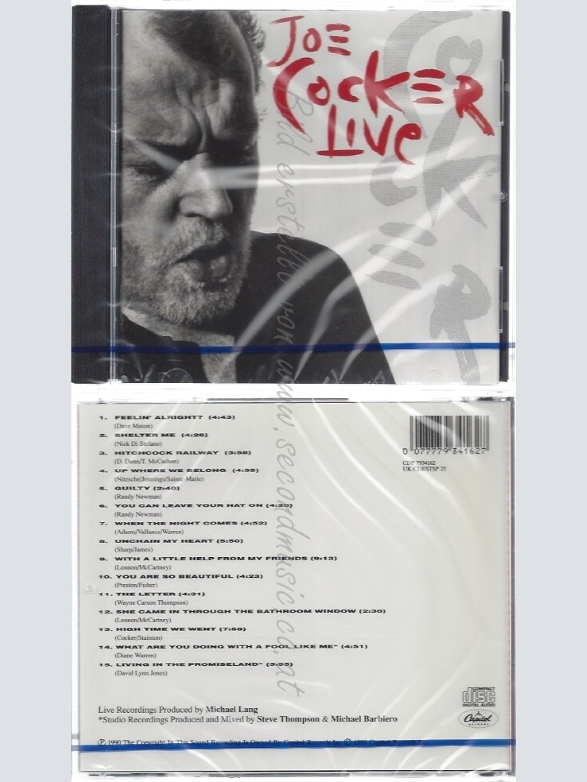CD--NM-SEALED-JOE COCKER -1990- -- JOE COCKER LIVE!