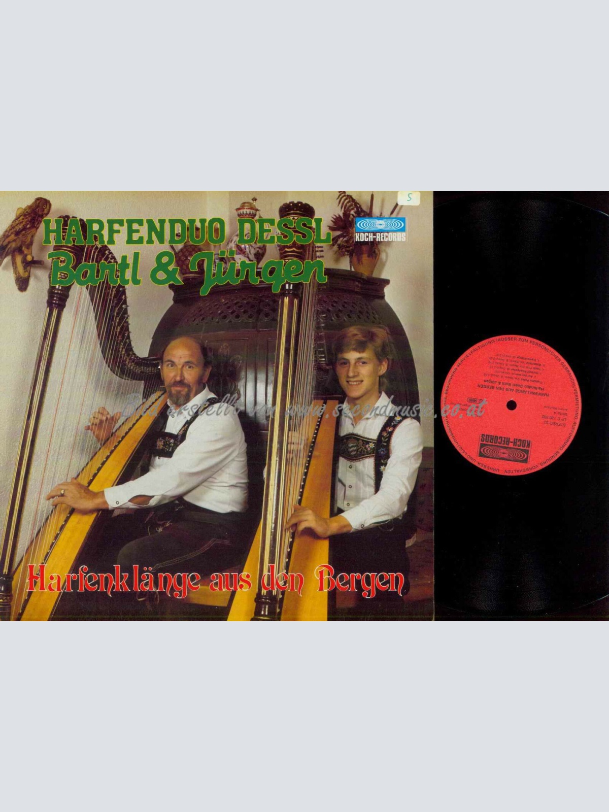 LP--Harfenduo Dessl – Harfenklänge Aus Den Bergen    //NM