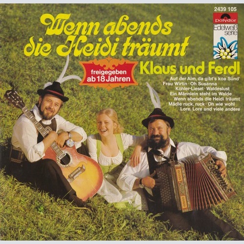 LP, Album Klaus Und Ferdl - Wenn Abends Die Heidi Träumt